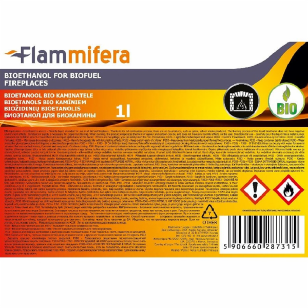 Krbová bioetanol FLAMMIFERA, 1l
