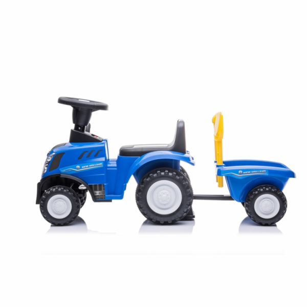 Hračkářský tlačný traktor NEW HOLLAND 658T, modrý
