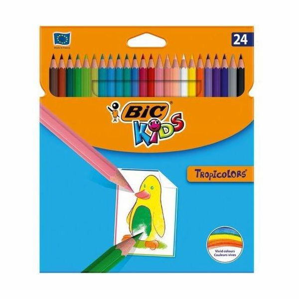 Barevné tužky BIC 937518, 24 barev