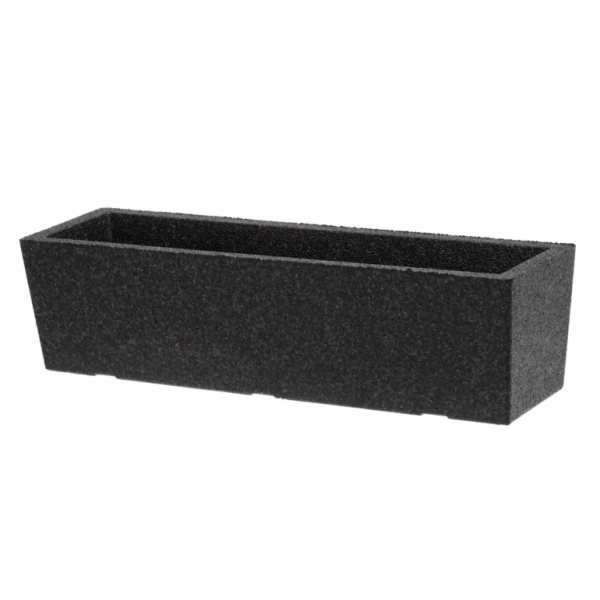 Plastový hrnec 4LIVING 291124, černý, 50×14×13 cm