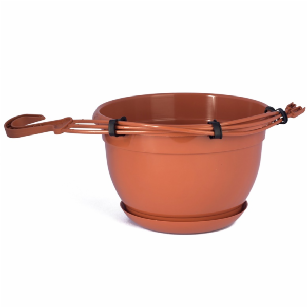 Forma hrnce Plast MALTA, plast, O 210 mm, St. Hnědý