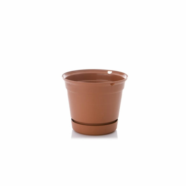Hrnec Uniplastex Terra UDTW15, plast, O 15 cm, hnědý