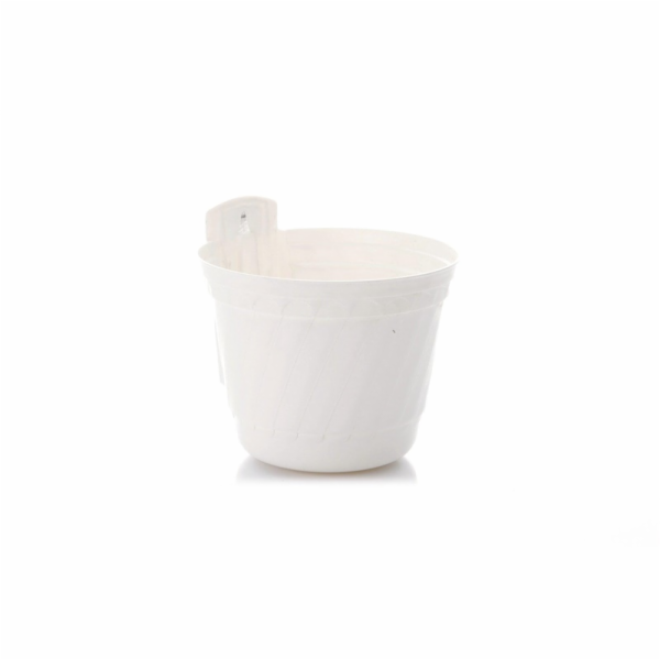 Hrnec Uniplastex Barok UDBS16, plast, O 16cm, bílý