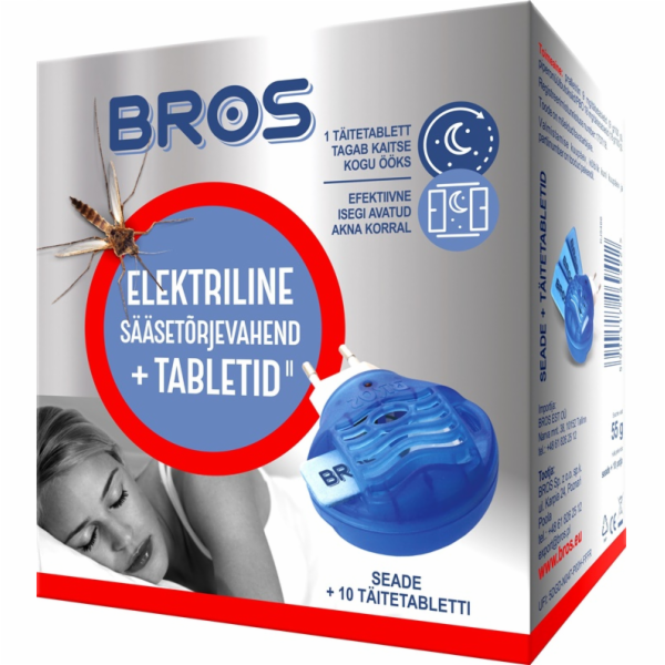 Elektrické zařízení s deskami proti komárům Bros
