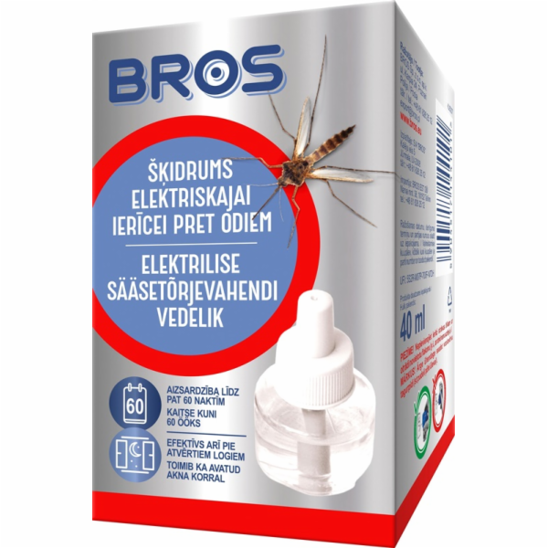 Tekutý repelent proti hmyzu Bros, pro přístroje, 40 ml