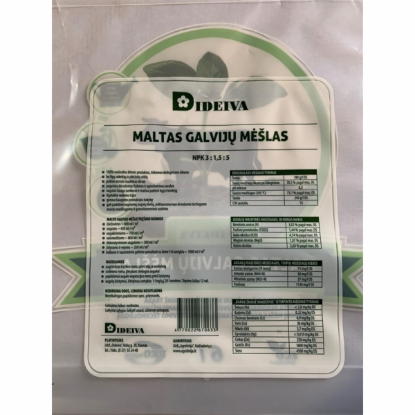 Skotský hnůj Dideiva, 6 l