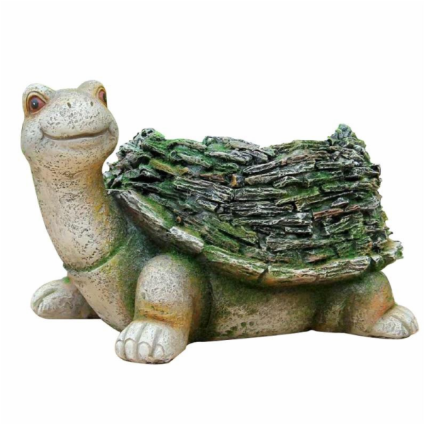 Socha "Želva" NF36140, 29,7 cm x 21,2 cm x 18,7 cm, zelená