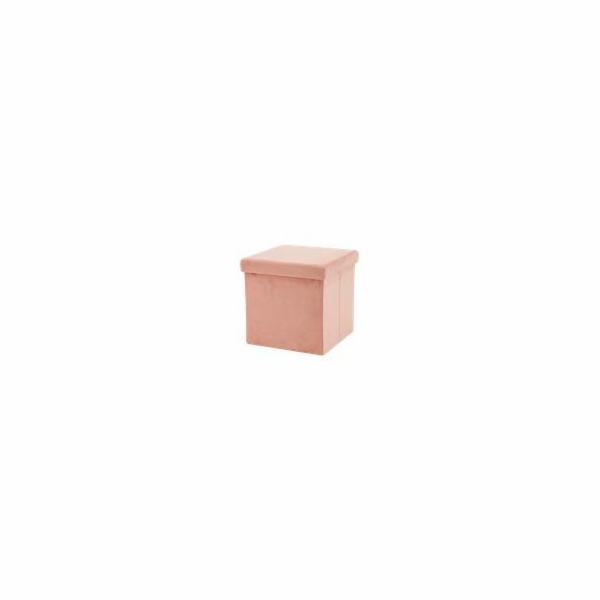 Pouf Domoletti HS522-11, růžový, 38 cm x 38 cm x 38 cm