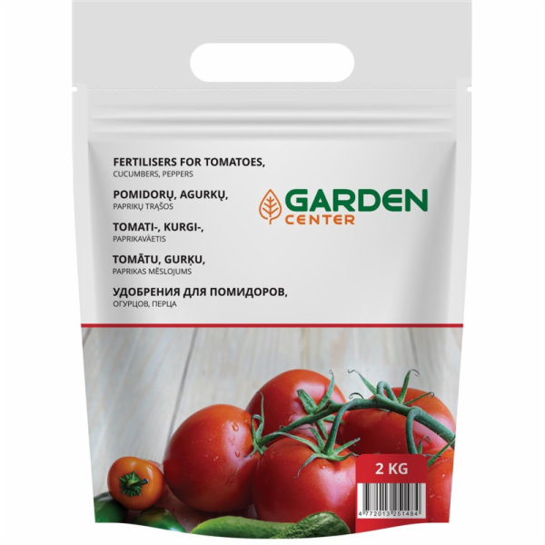 Hnojivo na rajčata a papriky GARDEN CENTER, 2 kg