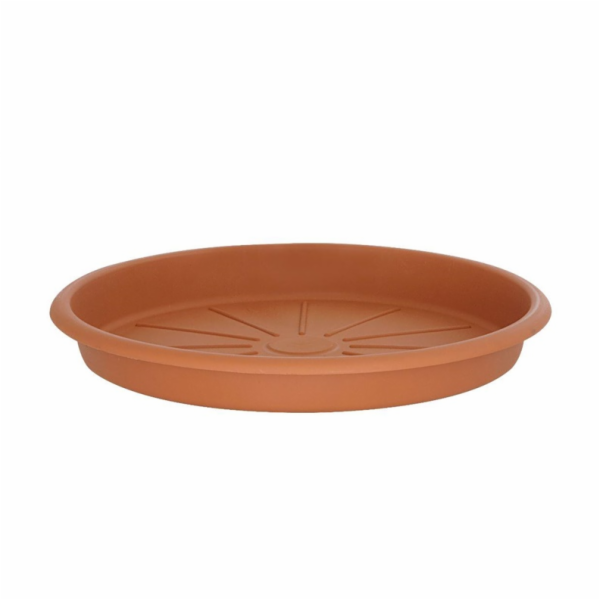 plastovém hrnci talíř DOMOLETTI STTE0017-100, O17 cm, hnědá