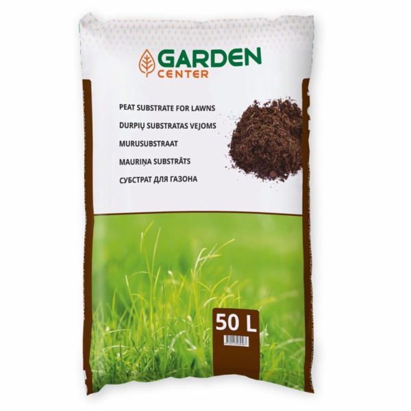 Rašelinový substrát pro trávníky GARDEN CENTER, 50 l