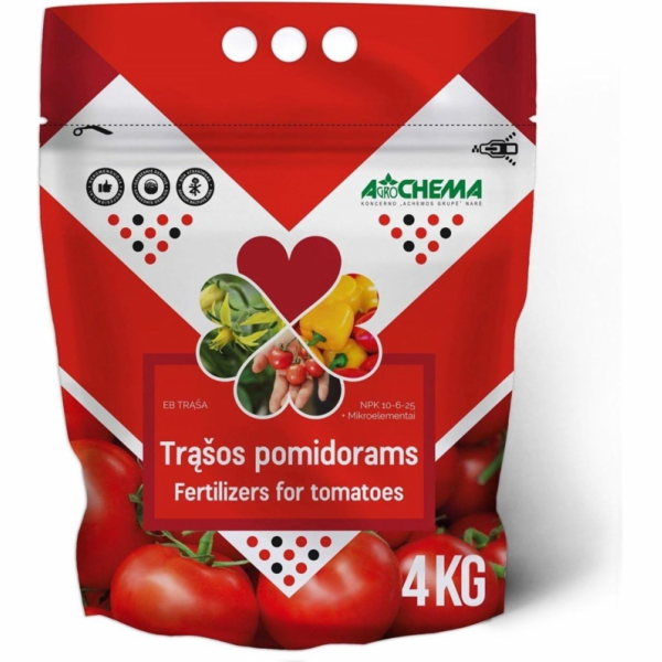 Hnojiva pro rajčata a papriky Agrochema, 4 kg
