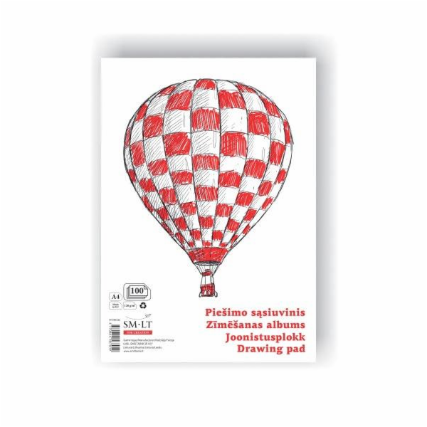 Kreslicí sešit SMLT, A4, 100 listů