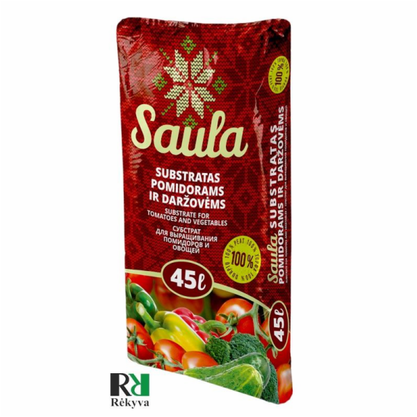 Substrát pro rajčata a zeleninu SAULA, 45 l