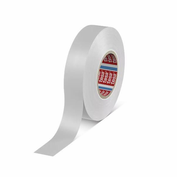 Izolační páska Tesa Premium, bílá, 19 mm x 33 m