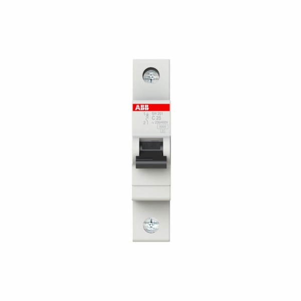 Automatický spínač ABB SH201, 1P, C, 25A, 6kA