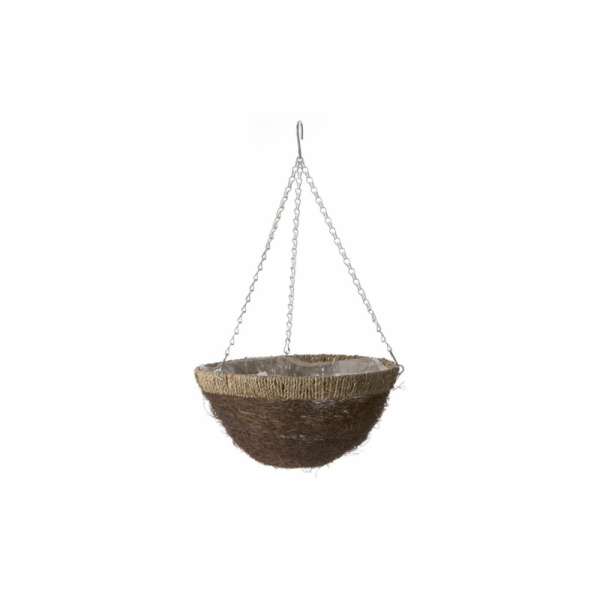 Proutěný závěsný květináč Zahradní centrum, O35 cm