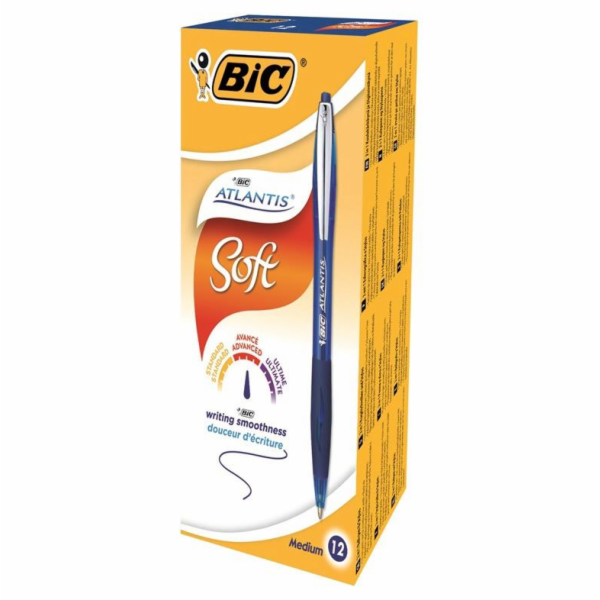 Automatické pero Bic, modré