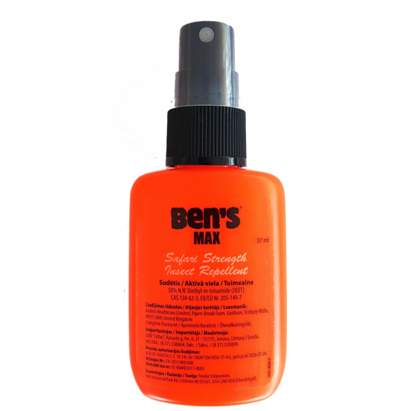 BEN S MAX repelent proti komárům, 37 ml