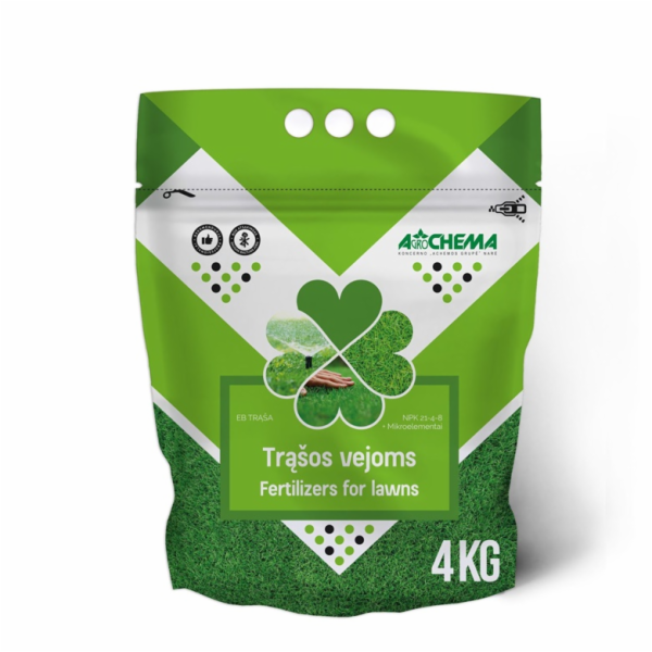 Trávníková hnojiva Agrochema, 4 kg