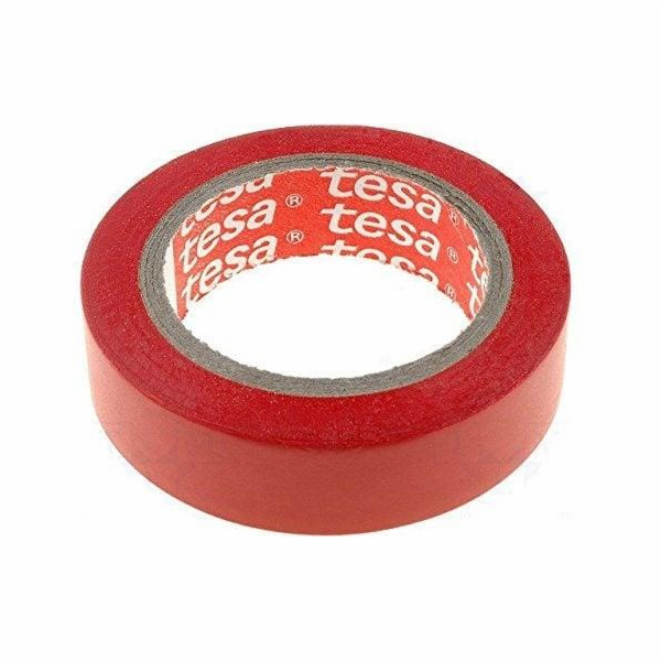 Izolační páska Tesaflex 53988, červená, 15 mm x 10 m