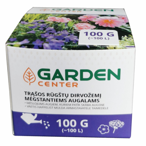 Kyselé půdní rostlinné hnojivo GARDEN CENTER, 100g