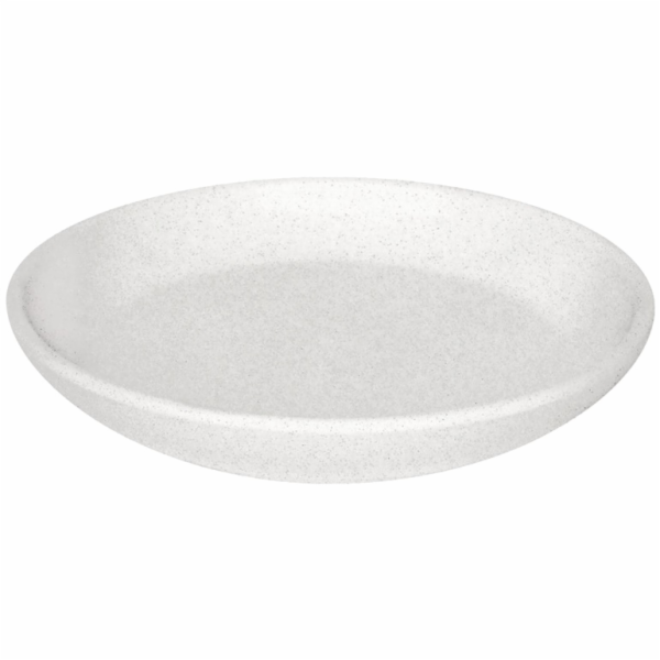 Keramický hrnec talíř DOMOLETTI CHARMS, O18 cm, mat. Bílý