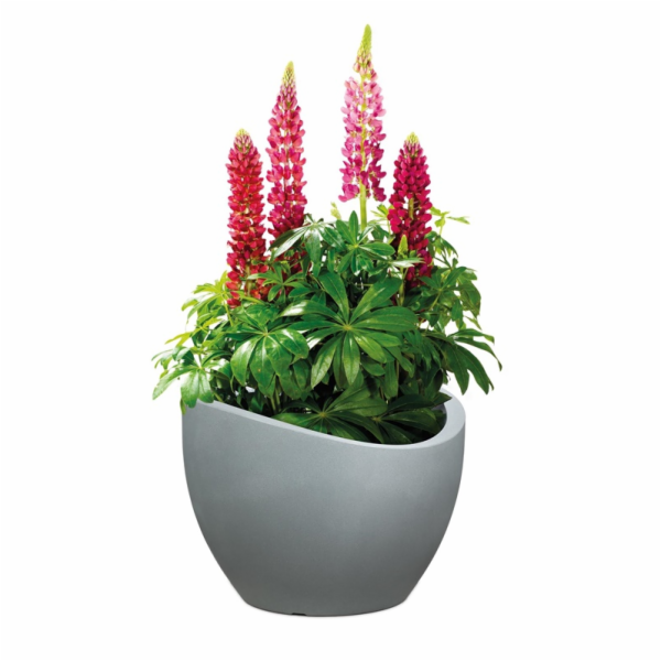 Hrnec Scheurich Stony Grey, plast, O 50 cm, šedý