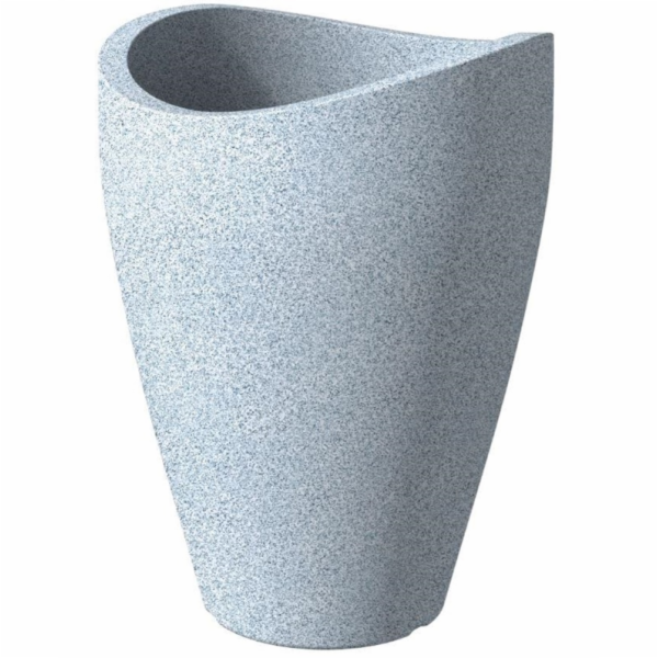 Hrnec Scheurich Granit, plast, H 29,8 cm, šedý