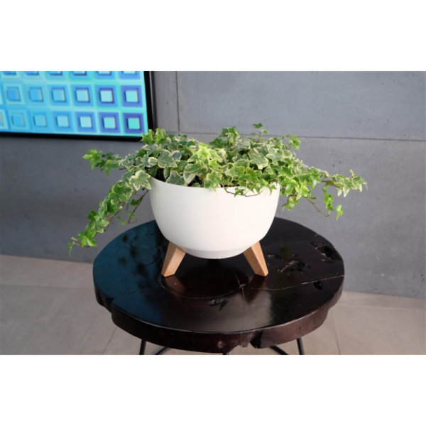 Hrnec Lamela Roma 880-74, plast, H 29 cm, krém