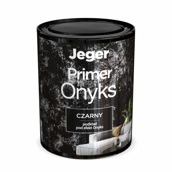 Základní barva Jeger ONYKS PRIMER BLACK, černá, 1l