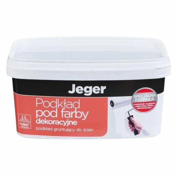 Smaltovaná barva Jeger PRIMER FOR DECO PAINTS, bílá, 1l