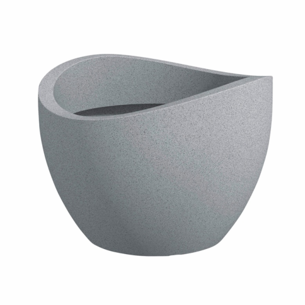 Hrnec Scheurich Stony Grey, plast, O 30 cm, šedý