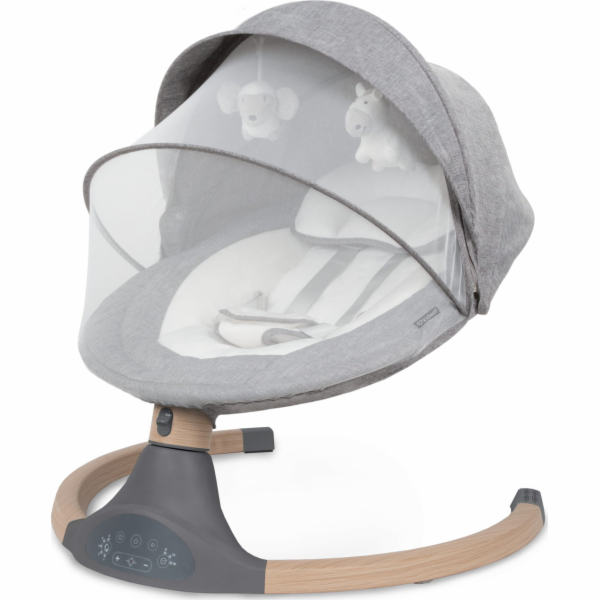 Kidwell elektrický rocker 2v1 luxi dark melange/dřevěný