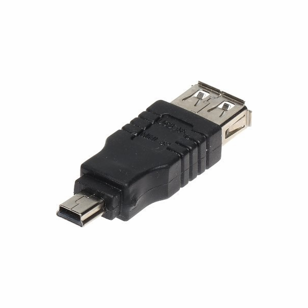 USB miniUSB - USB adaptér černý (USB-W-MINI/USB-G)