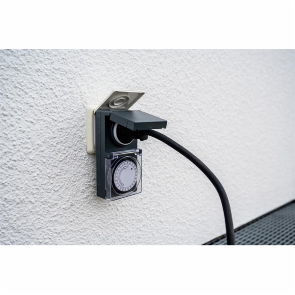 Časovač Brennenstuhl 1506460 MZ44, 24h IP44, šedý