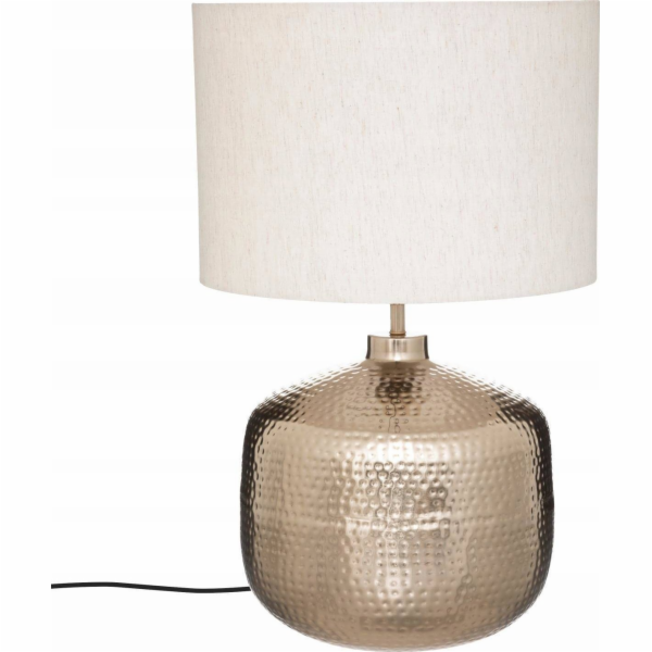 Atmosphera Lamp s béžovým stínidlem Kais, kovová základna...