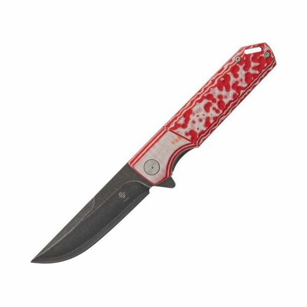Kotníkový nůž Womsi Wasp RedWhite G10 S90V