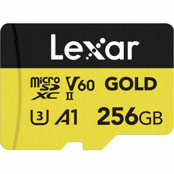 Karta Lexar Gold MicroSDXC 256 GB Class 10 UHS-II/U3 A1 V...