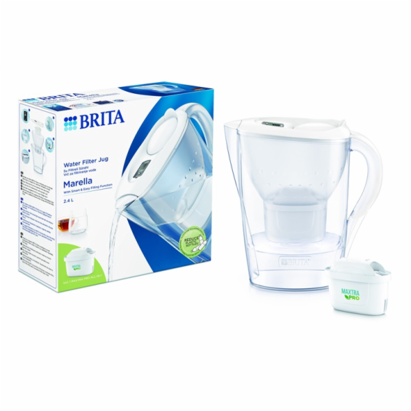 Nádoba na vodní filtr Brita MARELLA, 2,4 l, bílá
