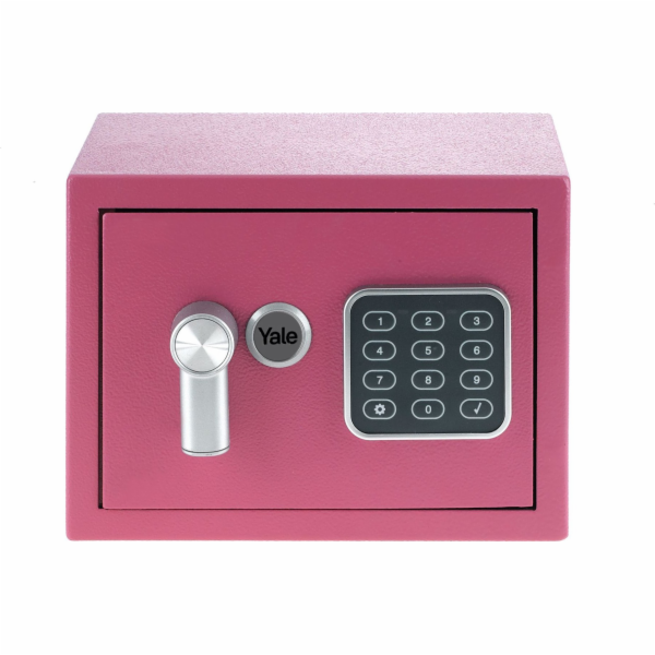 Yale YSV/170/DB2/P Volně stojící trezor 3,8 l ocelový růžový