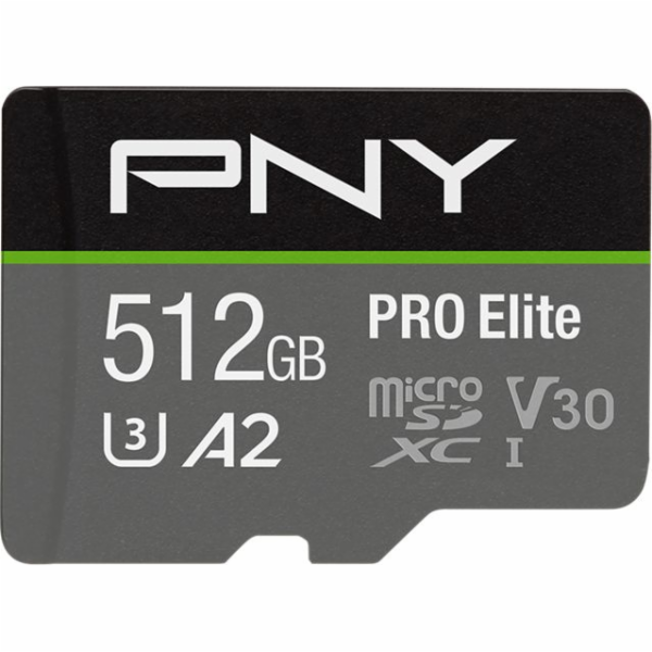 Paměťová karta MicroSDXC Elite 512GB P-SDUX512U3100PRO-GE