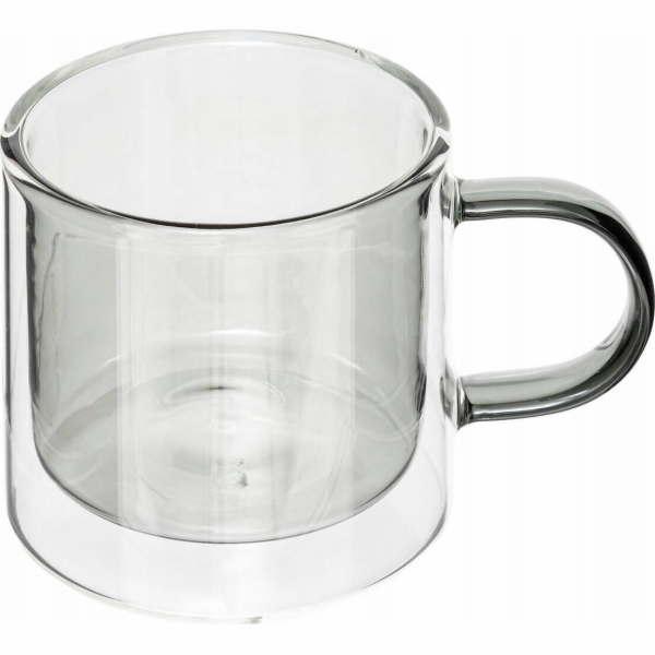Dvojitý skleněný hrnek Secret de Gourmet, šedý, 0,25l