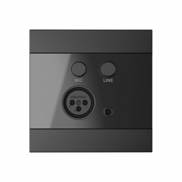 Audac  WP205/B - Nástěnný panel, černý