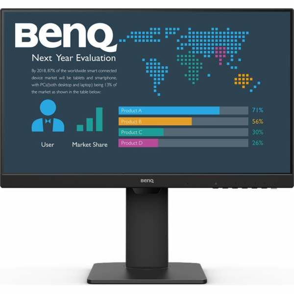BENQ 23.8W LED MONITOR BL2486TC BLACK