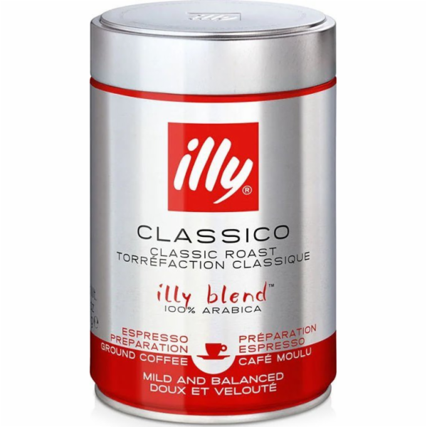 Illy Clasico mletá káva 250 g