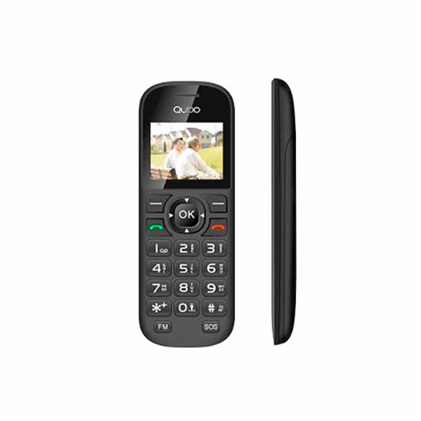 Mobilní telefon QUBO, QUBO D-1803 BK SEN, Bluetooth, 2 SI...