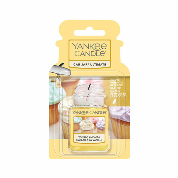 Osvěžovač do auta Yankee Candle, Vanilkový košíček, 1x vi...