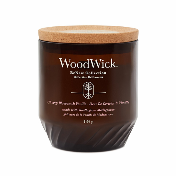 Svíčka WoodWick ReNew střední, Cherry Blossom & Vanilla, ...