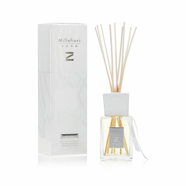 Difuzér Millefiori Milano Zona, Soft Leather, 500 ml, Zon...